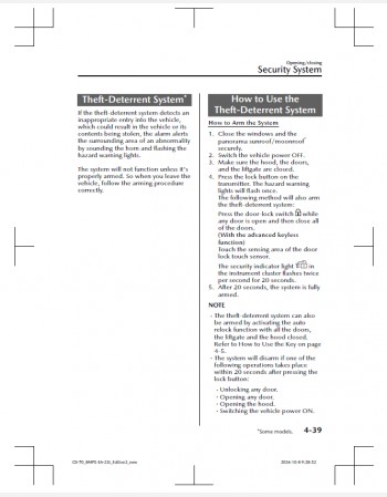 mazda cx-70 2024-2025 owners manual
